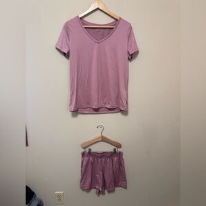 Eddie Bauer Mauve Pajama Set